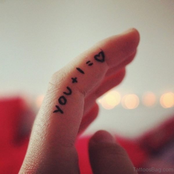 Wording Tattoo Design