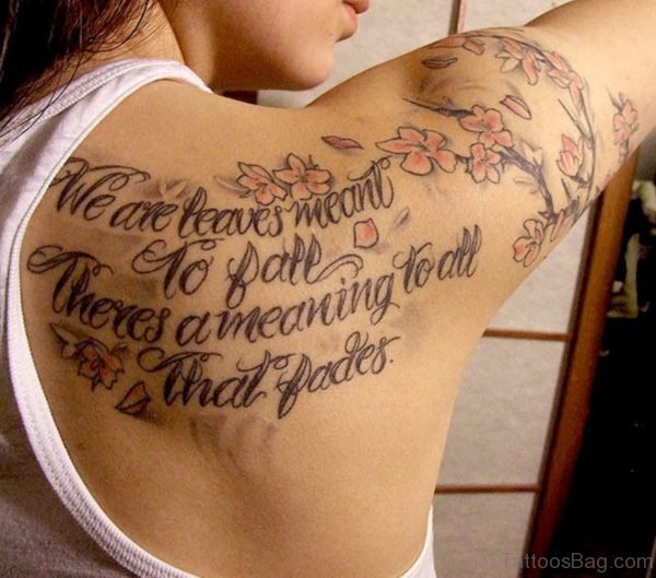 Wording Tattoo Design