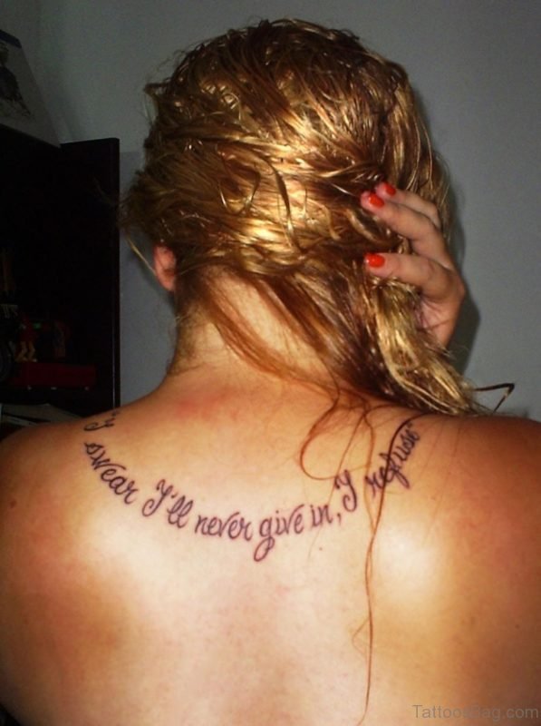 Wording Tattoo