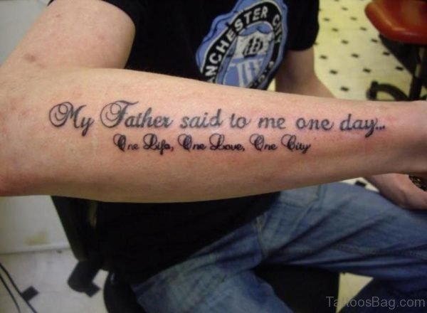 Wording Tattoo