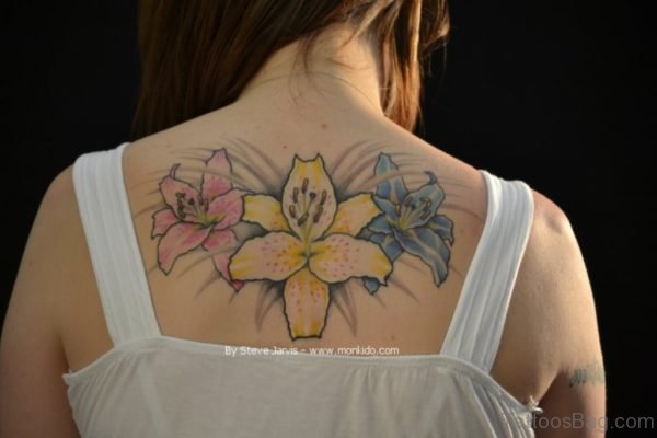 Fantastic Lily Flower Tattoo 