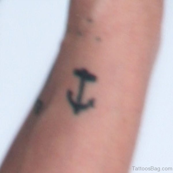 Anchor Tattoo On Wrist