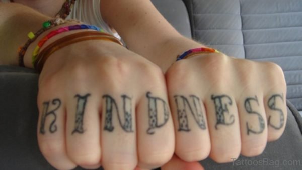 kindness Word Tattoo