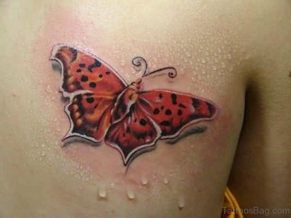 3D Butterfly Tattoo Design