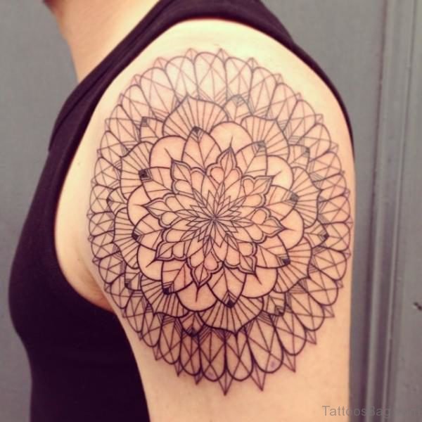 Abstract Geometric Tattoo