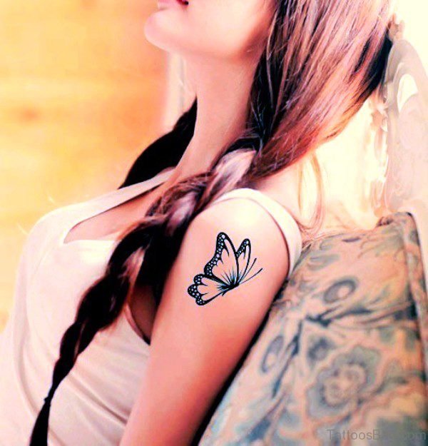 Adorable Butterfly Tattoo Design