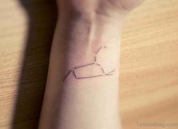 Adorable Constellation Tattoo On Wrist