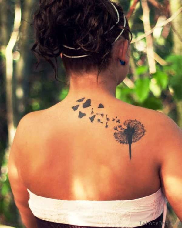 Adorable Dandelion Tattoo Design