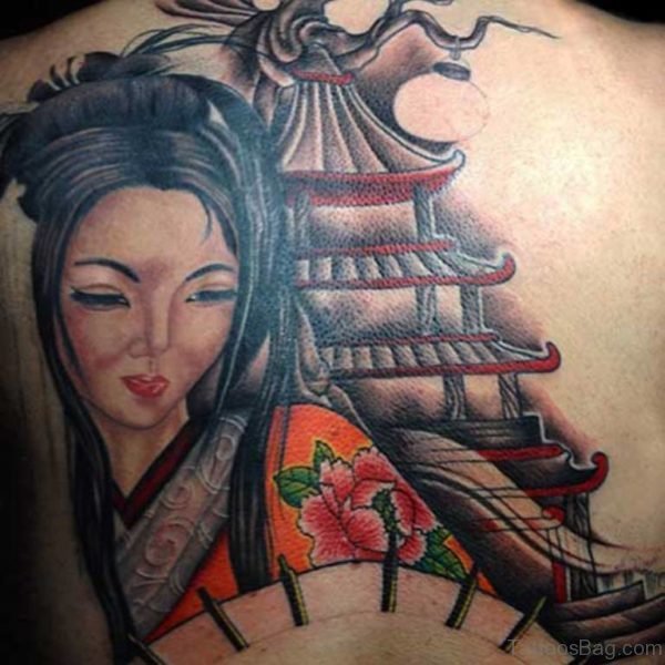 Amaing Geisha Tattoo
