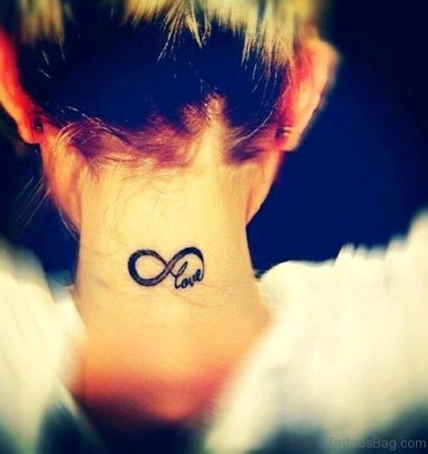 Amaizng Love Tattoo On Neck