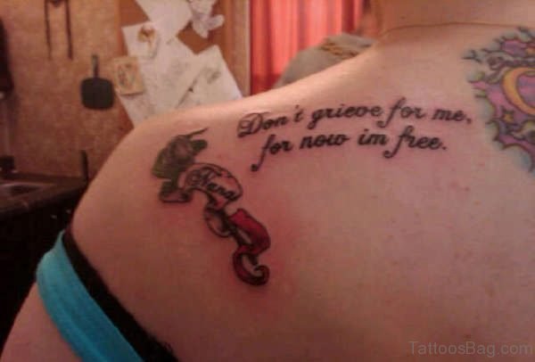 49 Extraordinary Quote Tattoos On Shoulder