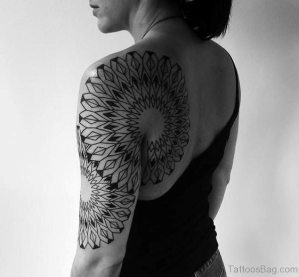Amazing Half Sleeves Shoulder Tattoo