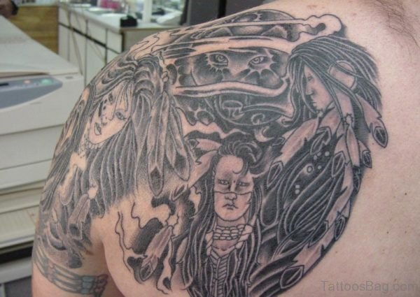 Amazing Native American Tattoo