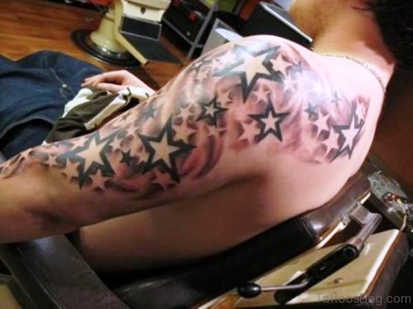 Amazing Star Tattoo Design