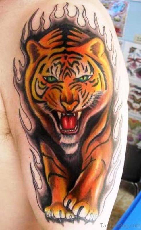Amazing Tiger Tattoo 
