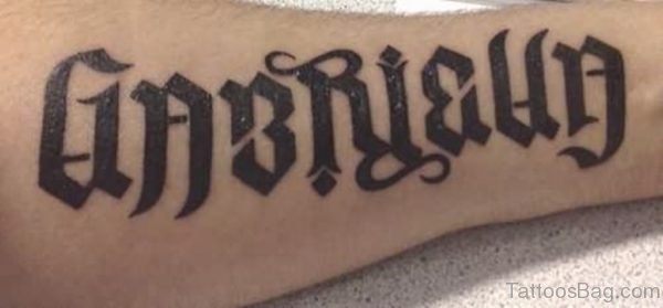 Ambigram Tattoo Design Image