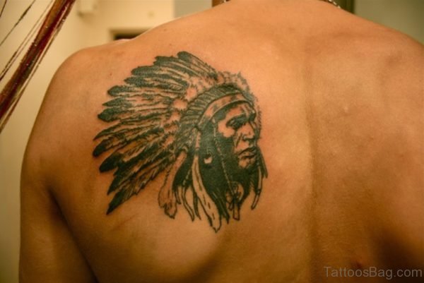 American Shoulder Blade Tattoo