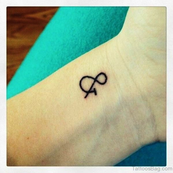 Ampersand Tattoo On Wrist