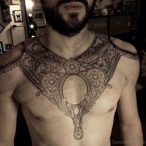 Cool Armor Tattoo Design