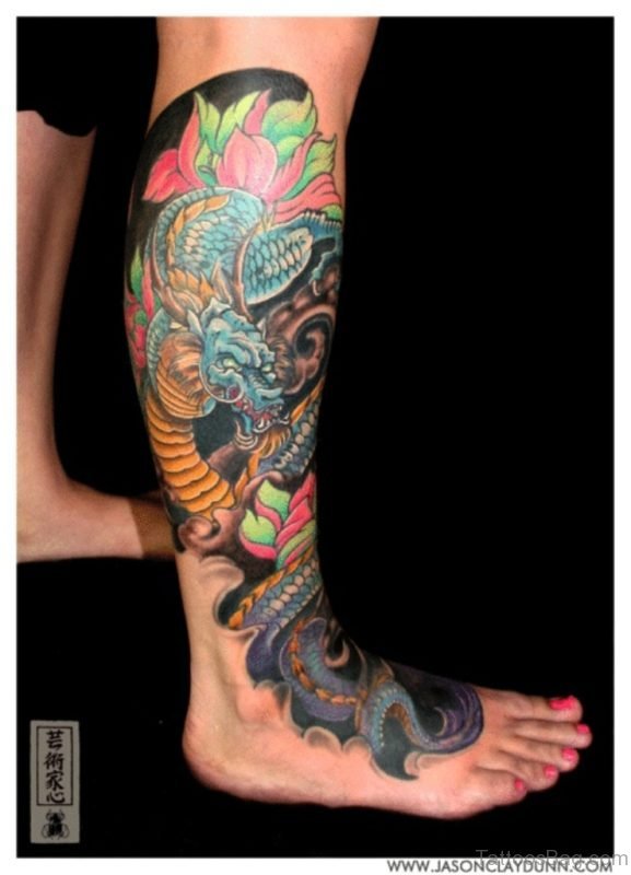 Asian Dragon Tattoo