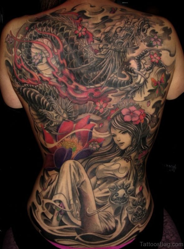 Asian Geisha Tattoo