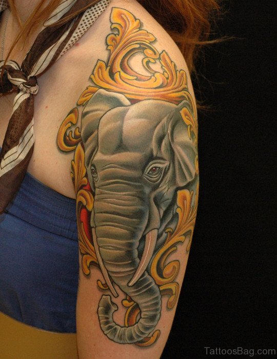 Elephant Tattoo Design