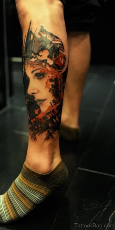 Attractive Portrait Tattoo