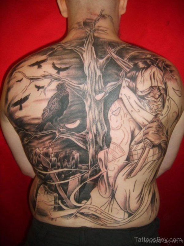 Attractive Back Tattoo