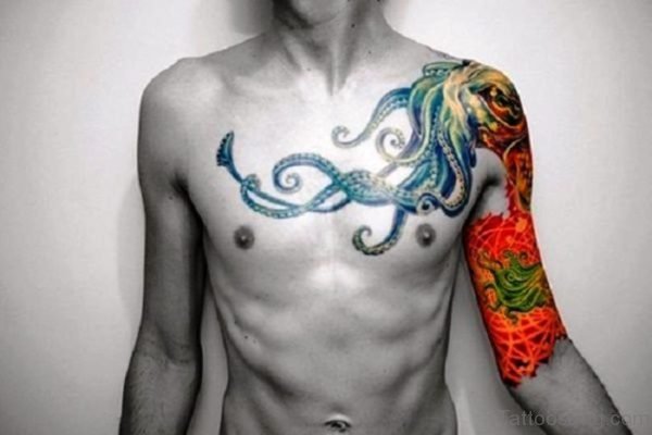 Attractive Kraken Tattoo