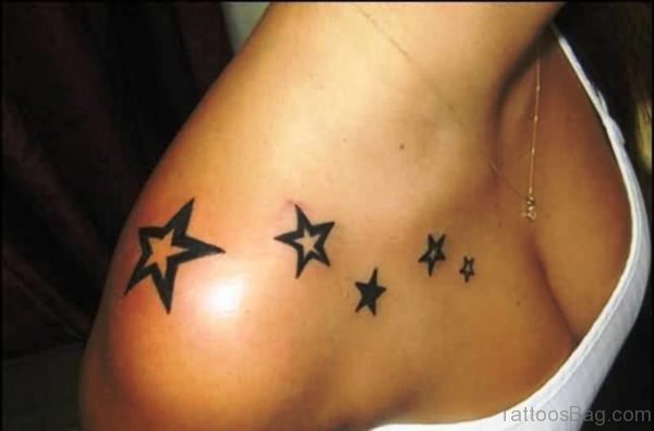 Attractive Small Shoulder Tattoo