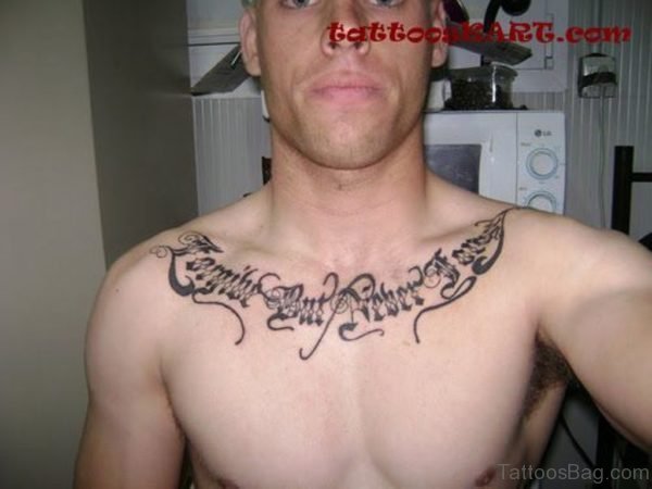 Attractive Unique Word Tattoos For Men