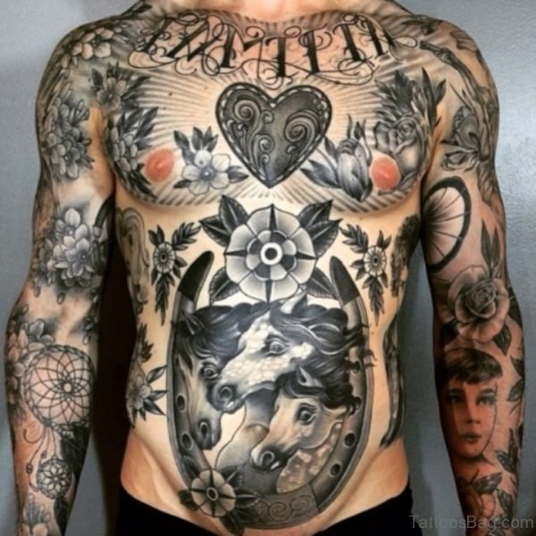 Excellent Chest Tattoo