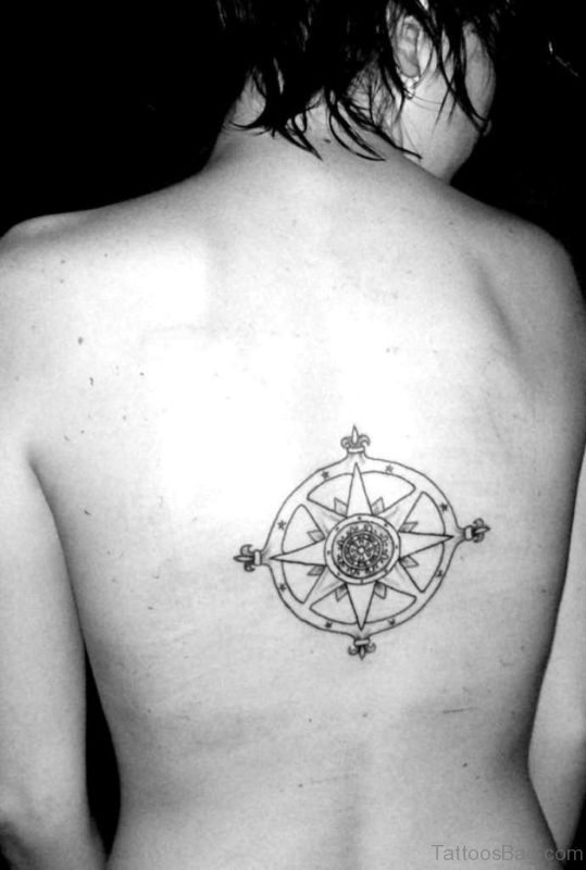 Awesome Compass Tattoo Design