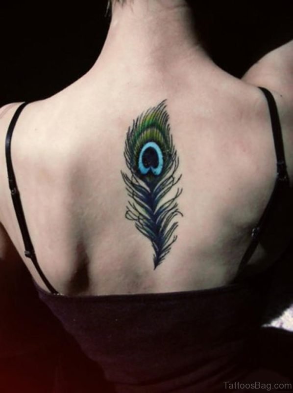 Awesome Feather Tattoo Design