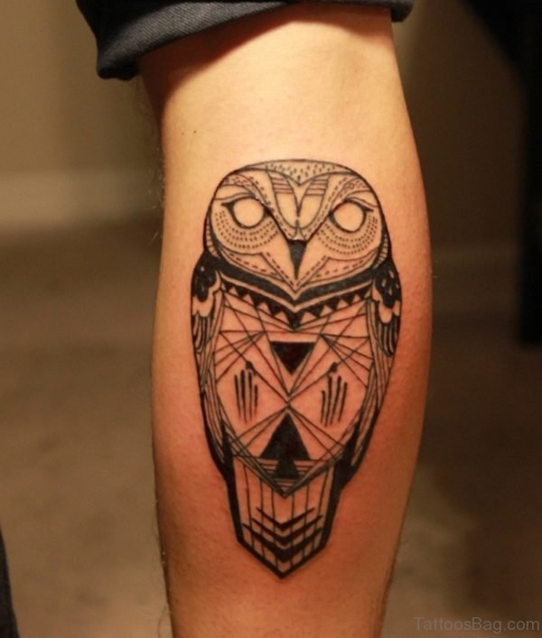 73 Elegant Owl Tattoos On Leg