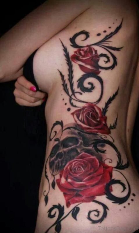 Awesome Rose Tattoo