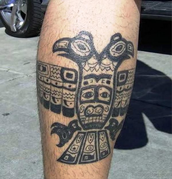 Aztec Art Shoulder Tattoo