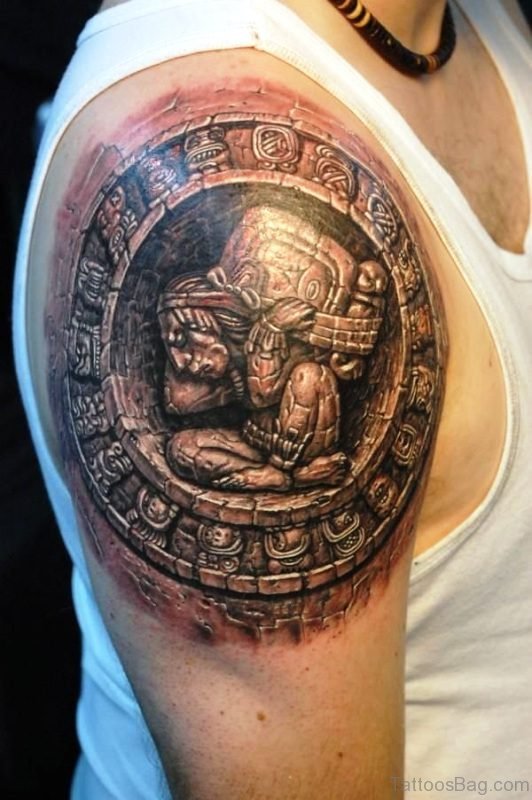 Aztec Designer Tattoo