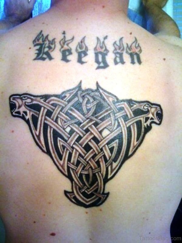 Back Piece Celtic Tattoo Design