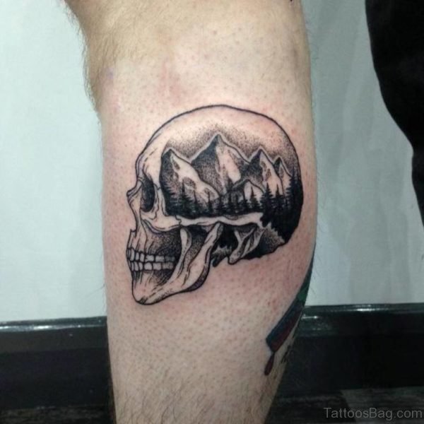 Balck Skull Tattoo