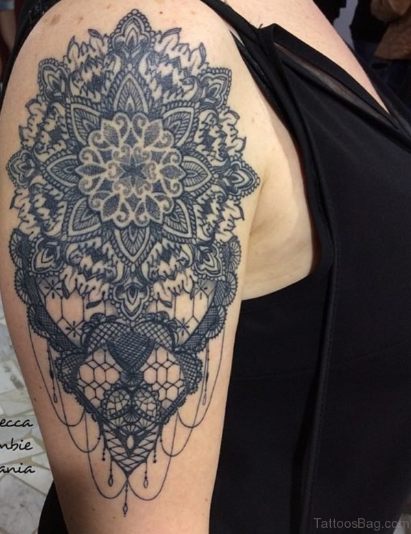 Baroque Mandala Shoulder tattoo