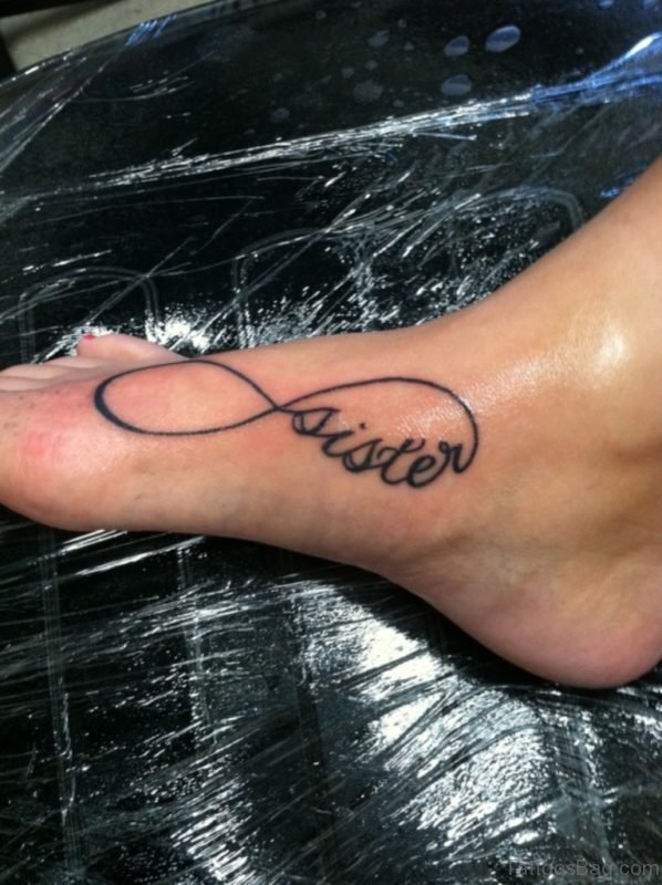 Beautiful Sisters Infinity Symbol Tattoo