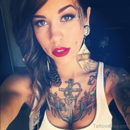 Beautiful Anchor Tattoo