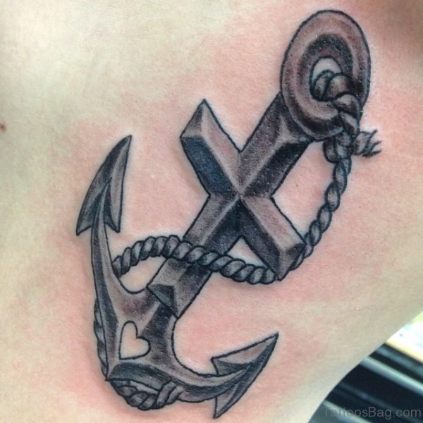 Beautiful Anchor Tattoo
