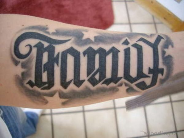 Beautiful Family Tattoo