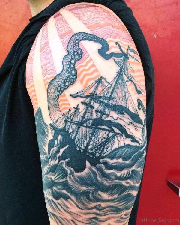 Beautiful Octopus Tattoo