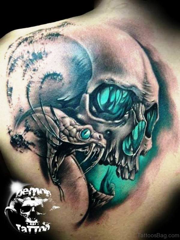 Beautiful Skull Designer Tattoo