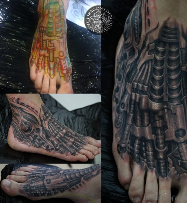 Biomechanical Tattoo Designs