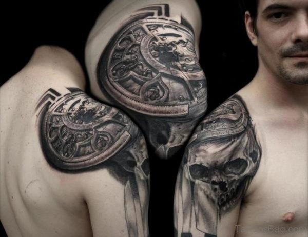 Black Compass Tattoo 1