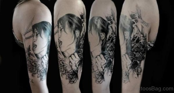 Black Geisha Tattoo